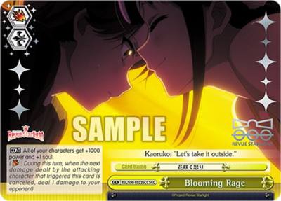 Blooming Rage SCC RSL/S98-E023SCC SCC Revue Starlight The Movie Card