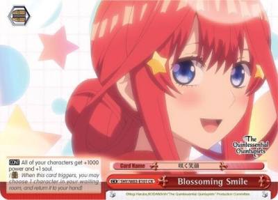 Blossoming Smile 5HY/W83-E101 CR The Quintessential Quintuplets Card