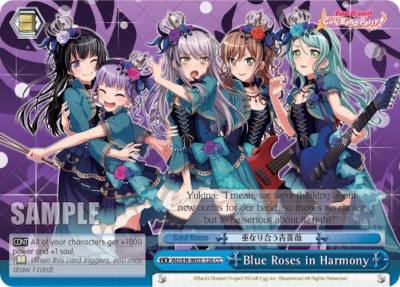 Blue Roses in Harmony BD/EN-W03-126 CC BanG Dream! Girls Band Party! MULTI LIVE Card