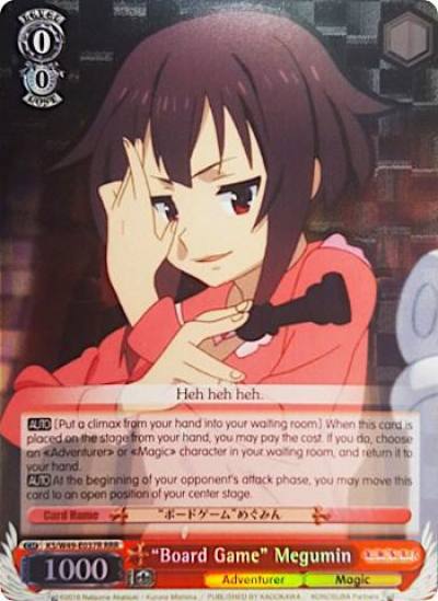 Board Game Megumin RRR KS/W49-E037R RRR KonoSuba Card