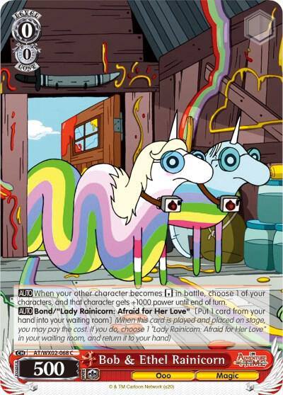 Bob and Ethel Rainicorn AT/WX02-068 C Adventure Time Card