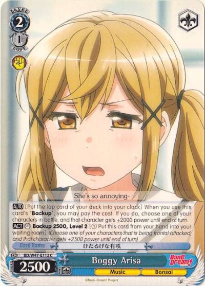 Boggy Arisa BD/W47-E112 C BanG Dream! Card