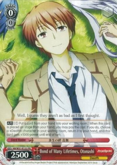 Bond of Many Lifetimes Otonashi AB//W31-E122 PR Angel Beats! Re:Edit Card