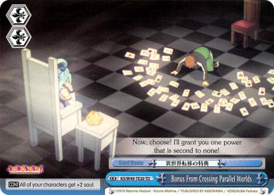 Bonus From Crossing Parallel Worlds KS/W49-TE20 TD KonoSuba Card