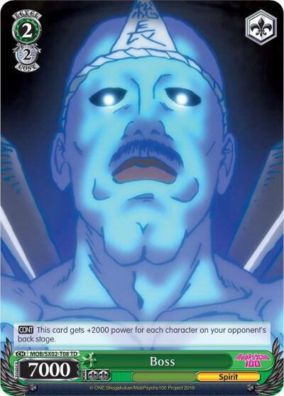 Boss MOB/SX02-T08 TD Mob Psycho 100 Card