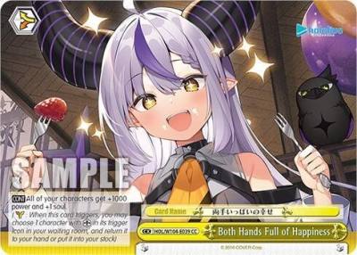 Both Hands Full of Happiness HOL/W104-E039 CC hololive production Vol.2 Card