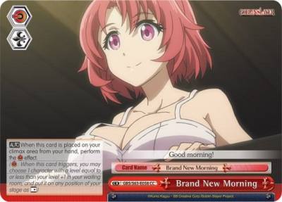 Brand New Morning GBS/S63-E058 CC Goblin Slayer Card