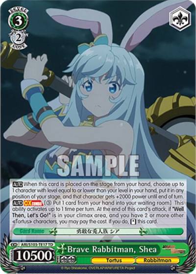 Brave Rabbitman Shea ARI/S103-TE17 TD Arifureta: From Commonplace to World's Strongest Card