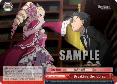 Breaking the Curse RZ/S46-E057 CC Re:ZERO Card