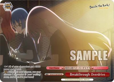 Breakthrough Overdrive OFR BTR/W107-E097OFR OFR BOCCHI THE ROCK! Card