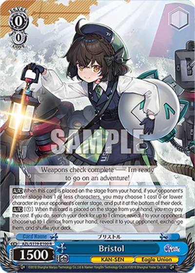 Bristol AZL/S119-E100 R Azur Lane Vol. 2 Card