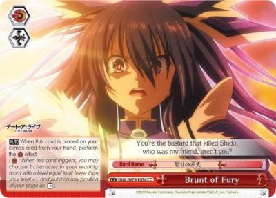 Brunt of Fury DAL/W79-E074 CC Date A Live Card