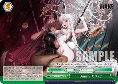 Bunny X 777 NIK/S117-E056 CR GODDESS OF VICTORY: NIKKE Card