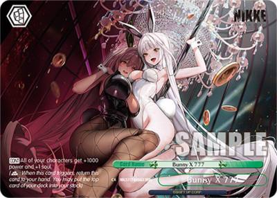Bunny X 777 RRRplus NIK/S117-E056EX RRR+ GODDESS OF VICTORY: NIKKE Card