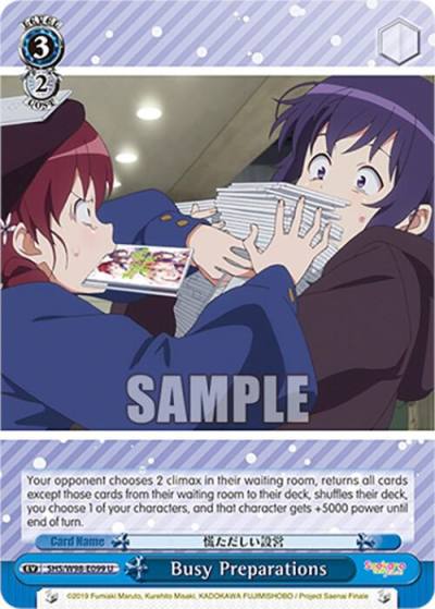 Busy Preparations SHS/W98-E099 U Saekano the Movie: Finale Card