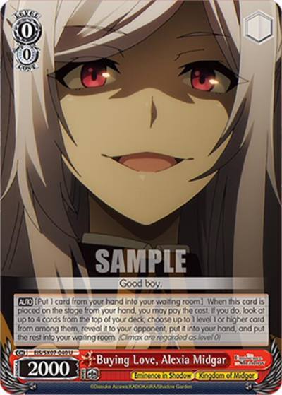 Buying Love Alexia Midgar EIS/SX07-040 The Eminence in Shadow Card