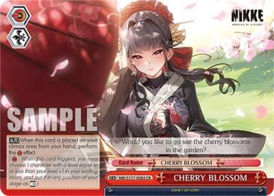 CHERRY BLOSSOM NIK/S117-E082 CR GODDESS OF VICTORY: NIKKE Card