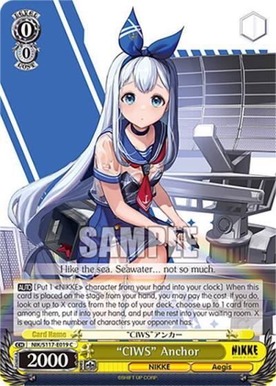 CIWS Anchor NIK/S117-E019 C GODDESS OF VICTORY: NIKKE Card