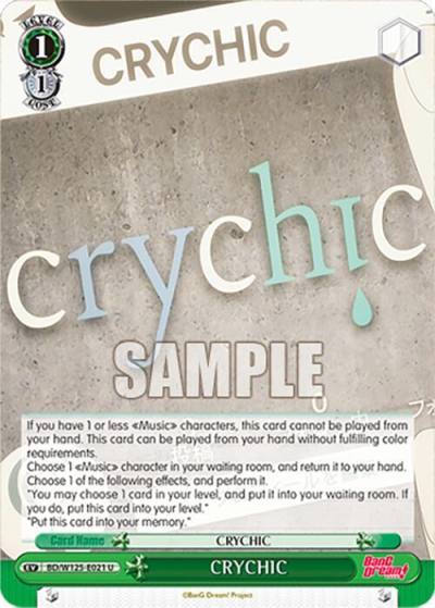 CRYCHIC BD/W125-E021 U MyGO!!!!! x Ave Mujica Card