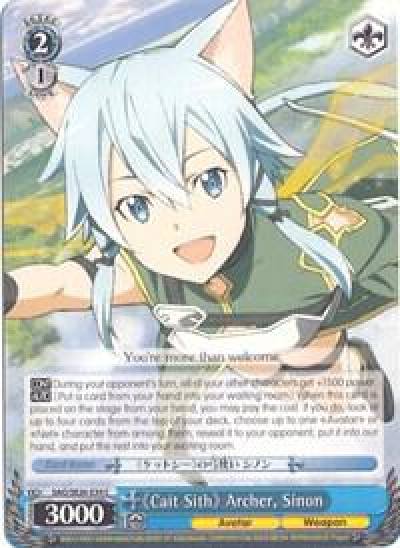Cait Sith Archer Sinon SAO/SE26-E34 C Sword Art Online II Vol.2 Card