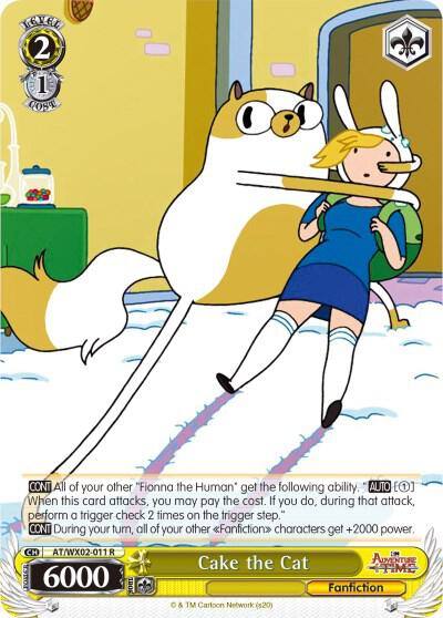 Cake the Cat AT/WX02-011 R Adventure Time Card