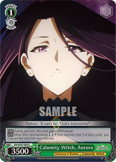 Calamity Witch Aurora EIS/SX07-003 The Eminence in Shadow Card