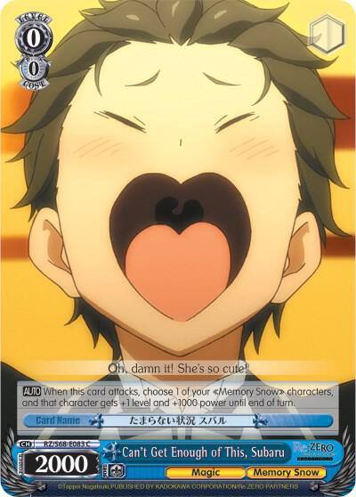 Cant Get Enough of This Subaru RZ/S68-E083 C Re:ZERO Memory Snow Card