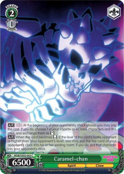 Caramel chan MOB/SX02-042 C Mob Psycho 100 Card