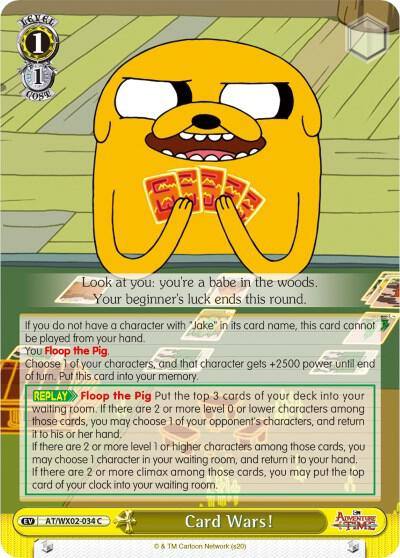 Card Wars AT/WX02-034 C Adventure Time Card