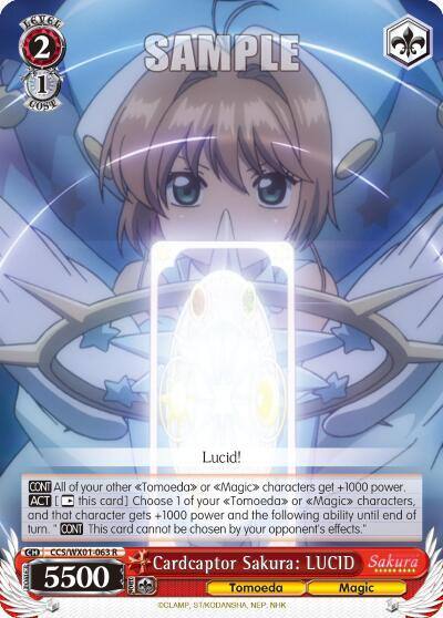 Cardcaptor Sakura LUCID CCS/WX01-063 R Cardcaptor Sakura: Clear Card Card