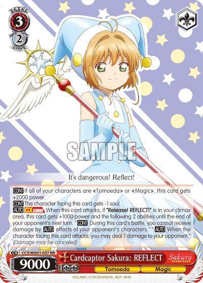 Cardcaptor Sakura REFLECT CCS/WX01-057 RR Cardcaptor Sakura: Clear Card Card