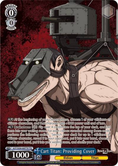 Cart Titan Providing Cover TTR AOT/SX04-069TTR TTR Attack On Titan: Final Season Card