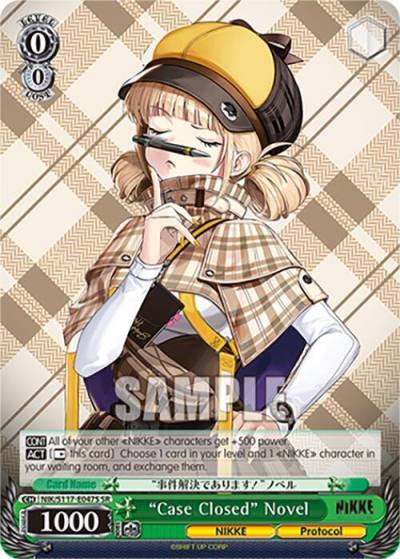 Case Closed Novel SR NIK/S117-E047S SR GODDESS OF VICTORY: NIKKE Card