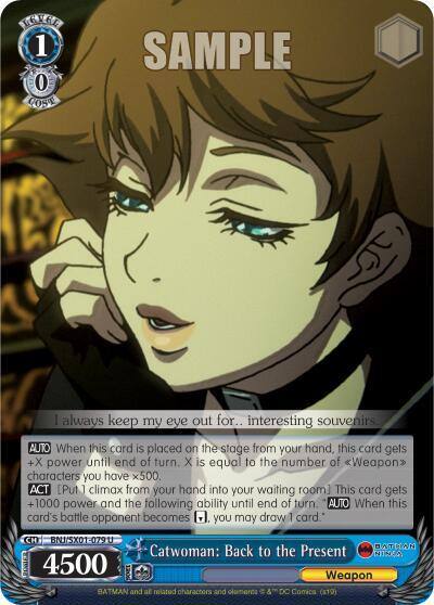 Catwoman Back to the Present BNJ/SX01-079 U Batman Ninja Card