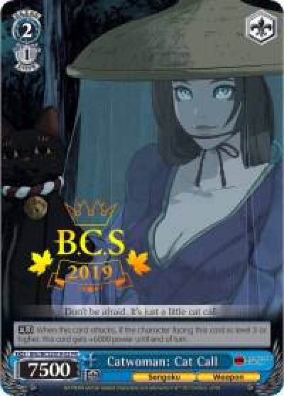 Catwoman Cat Call BNJ/BCS2019-02 PR Bushiroad Event Cards Card