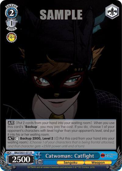 Catwoman Catfight BNJ/SX01-071 R Batman Ninja Card