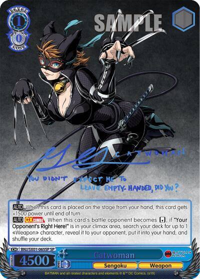 Catwoman SP BNJ/SX01-065SP SP Batman Ninja Card