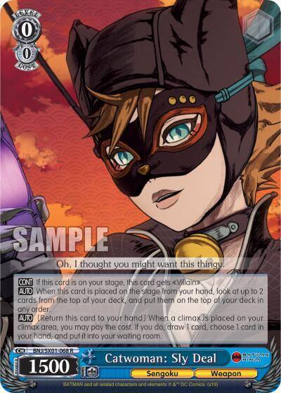 Catwoman Sly Deal BNJ/SX01-068 R Batman Ninja Card