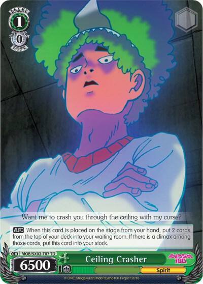 Ceiling Crasher MOB/SX02-T07 TD Mob Psycho 100 Card