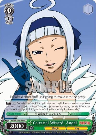 Celestial Wizard Angel FT/EN-S02-043 C Fairy Tail ver.E Card