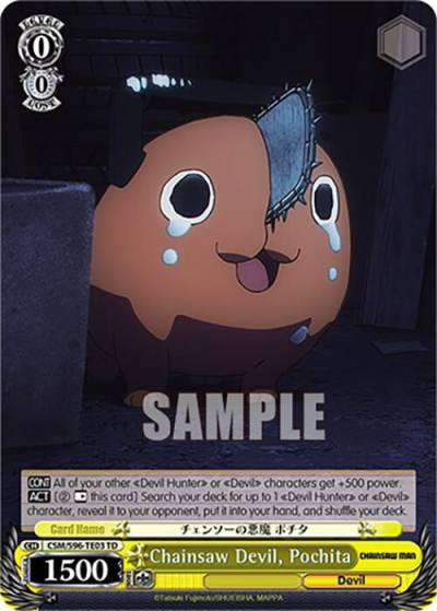 Chainsaw Devil Pochita CSM/S96-TE03 TD Chainsaw Man Card