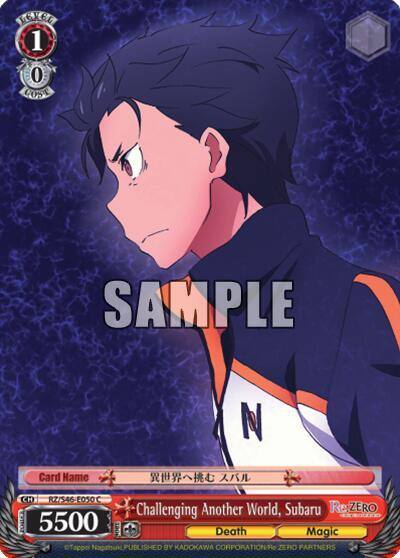 Challenging Another World Subaru RZ/S46-E050 C Re:ZERO Card