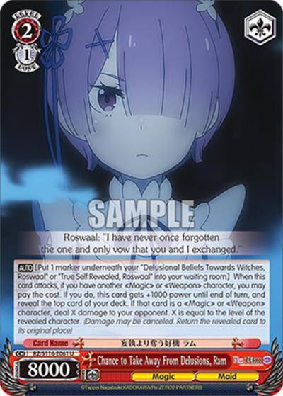 Chance to Take Away From Delusions Ram RZ/S116-E061 Re:ZERO -Starting Life in Another World- Vol.3 Card