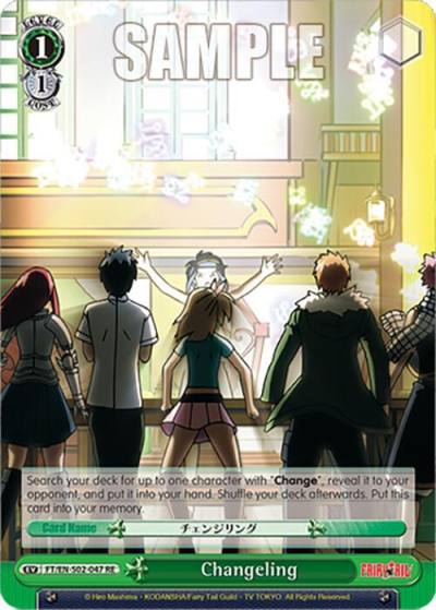 Changeling FT/EN-S02-047 C RE Fairy Tail Chronicle Set Card