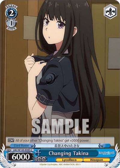 Changing Takina LRC/W105-E093 C Lycoris Recoil Card