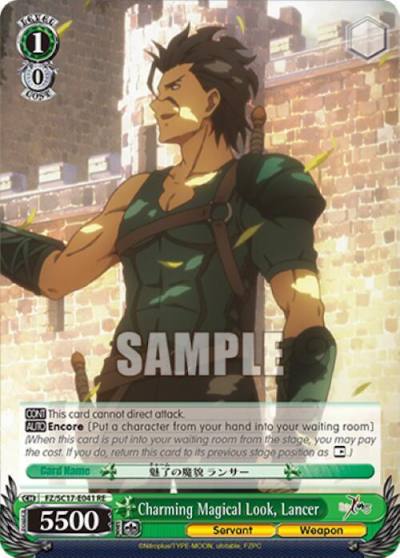 Charming Magical Look Lancer FZ/SC17-E041 RE Fate/Zero Chronicle Set Card