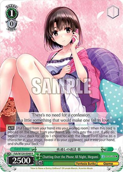 Chatting Over the Phone All Night Megumi Fsh/W120-E048 R Fujimi Fantasia Bunko Vol.2 Card