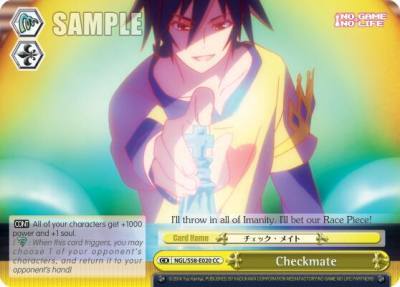 Checkmate NGL/S58-E020 CC No Game No Life Card