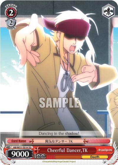 Cheerful Dancer TK AB/W31-TE19 TD Angel Beats! Re:Edit Card