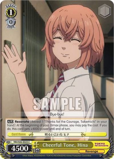 Cheerful Tone Hina TRV/S92-E025 C Tokyo Revengers Card